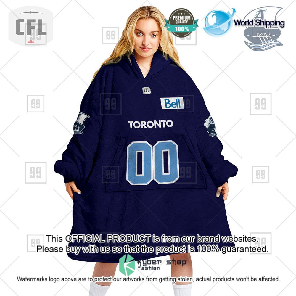 Personalized CFL Toronto Argonauts2022 Hoodie Blanket - LIMITED EDITION