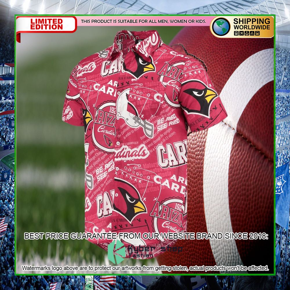 arizona cardinals cardinal hawaiian shirt limited editionbyr15