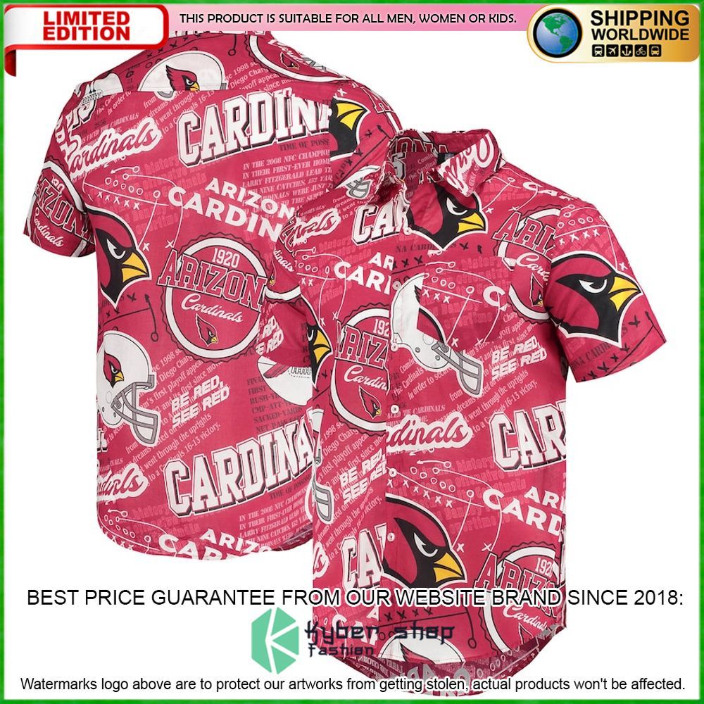 Arizona Cardinals Cardinal Hawaiian Shirt - LIMITED EDITION