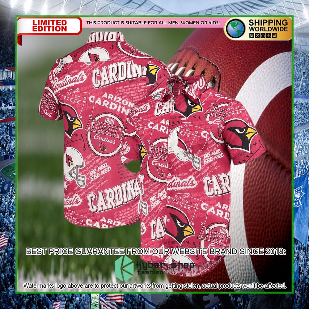 arizona cardinals cardinal hawaiian shirt limited editionn2dqk