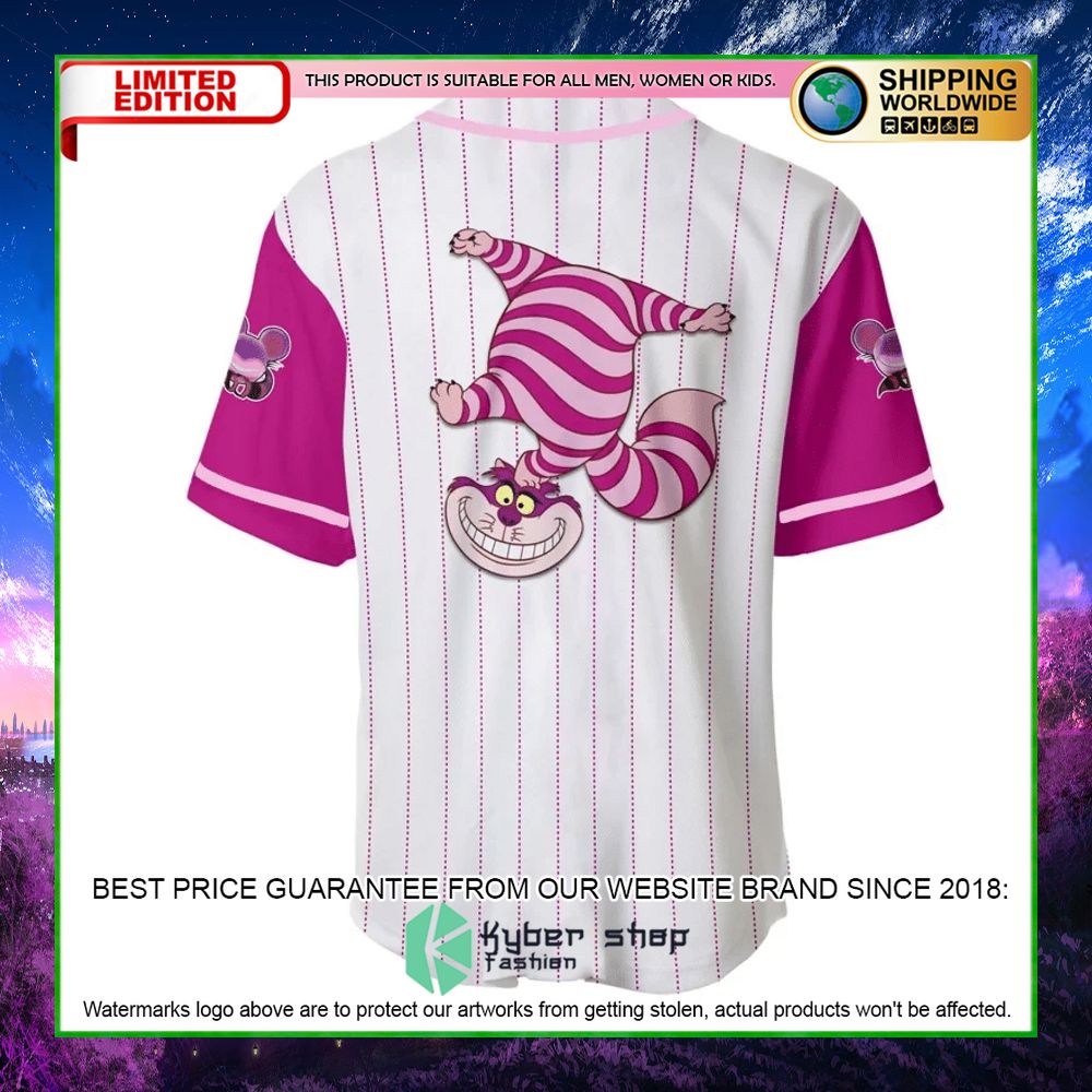 cheshire cat disney personalized baseball jersey limited edition9t8uo