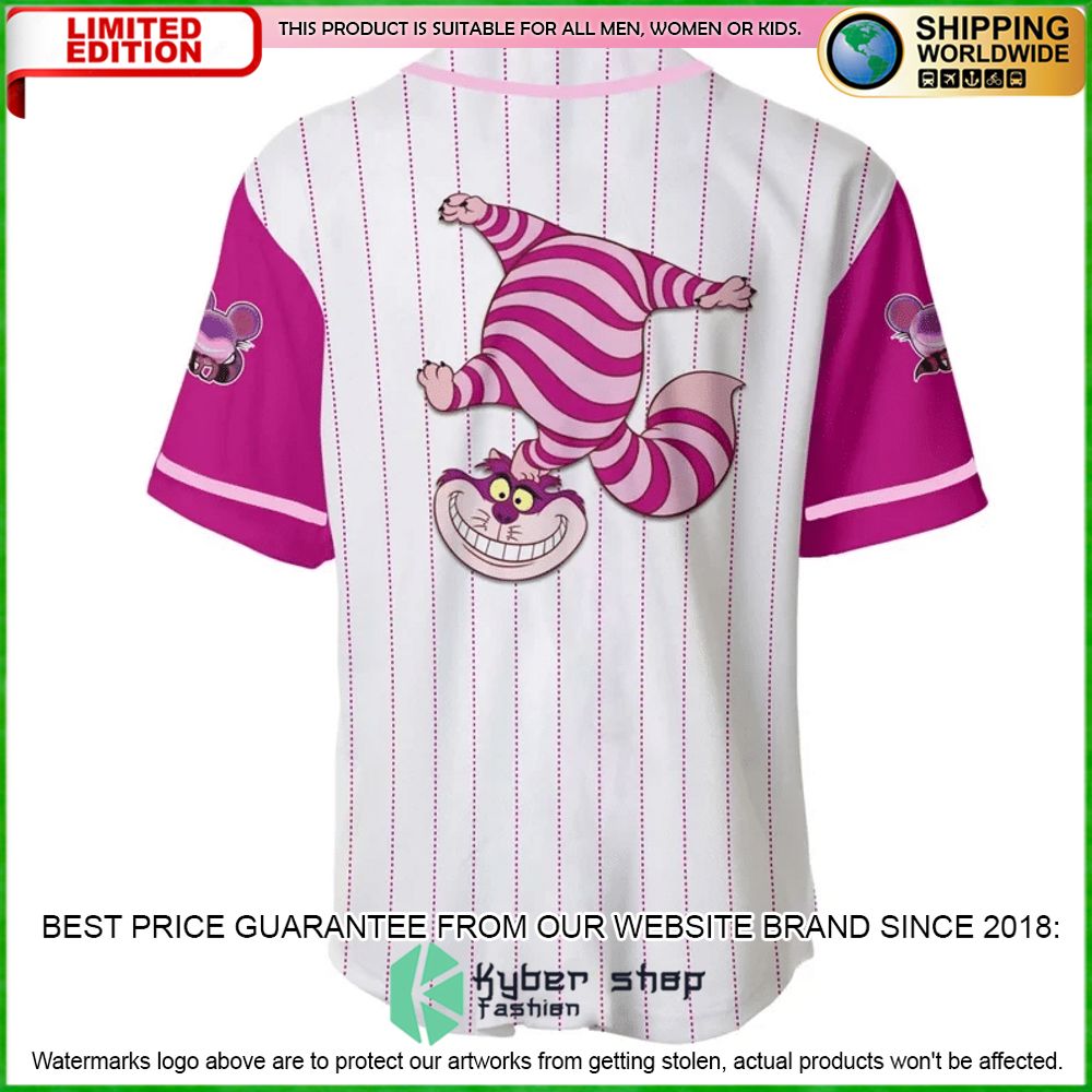 cheshire cat disney personalized baseball jersey limited