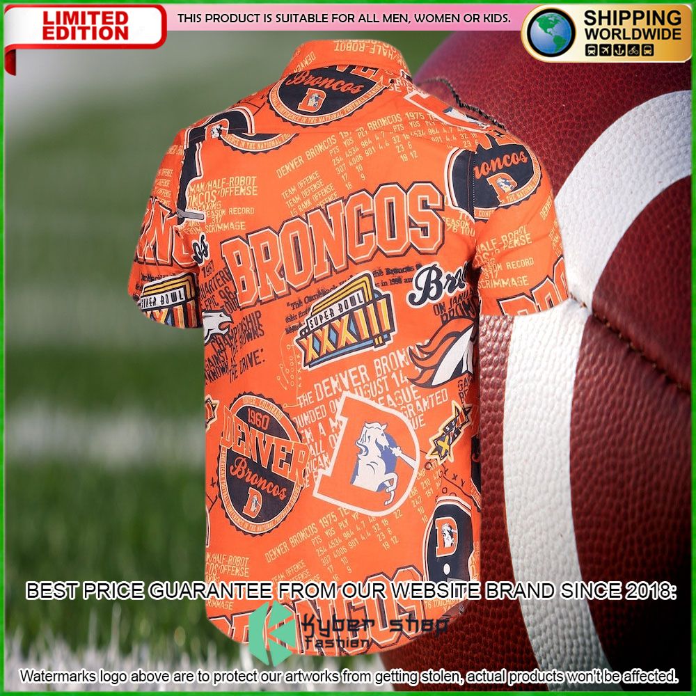 denver broncos orange hawaiian shirt limited editionoio98