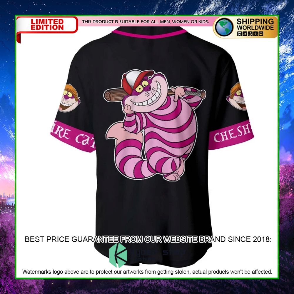 disney cheshire cat personalized baseball jersey limited editiontfjvv
