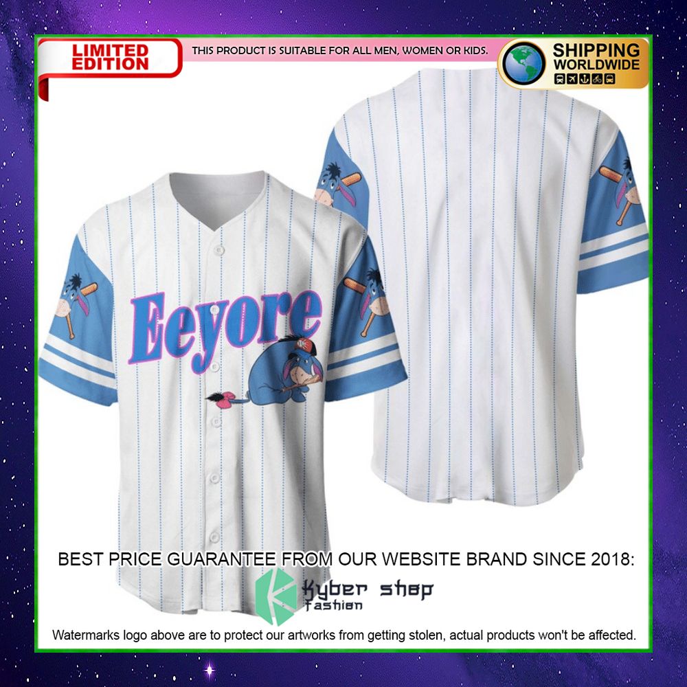 eeyore winniethepooh personalized baseball jersey limited editionqnd66