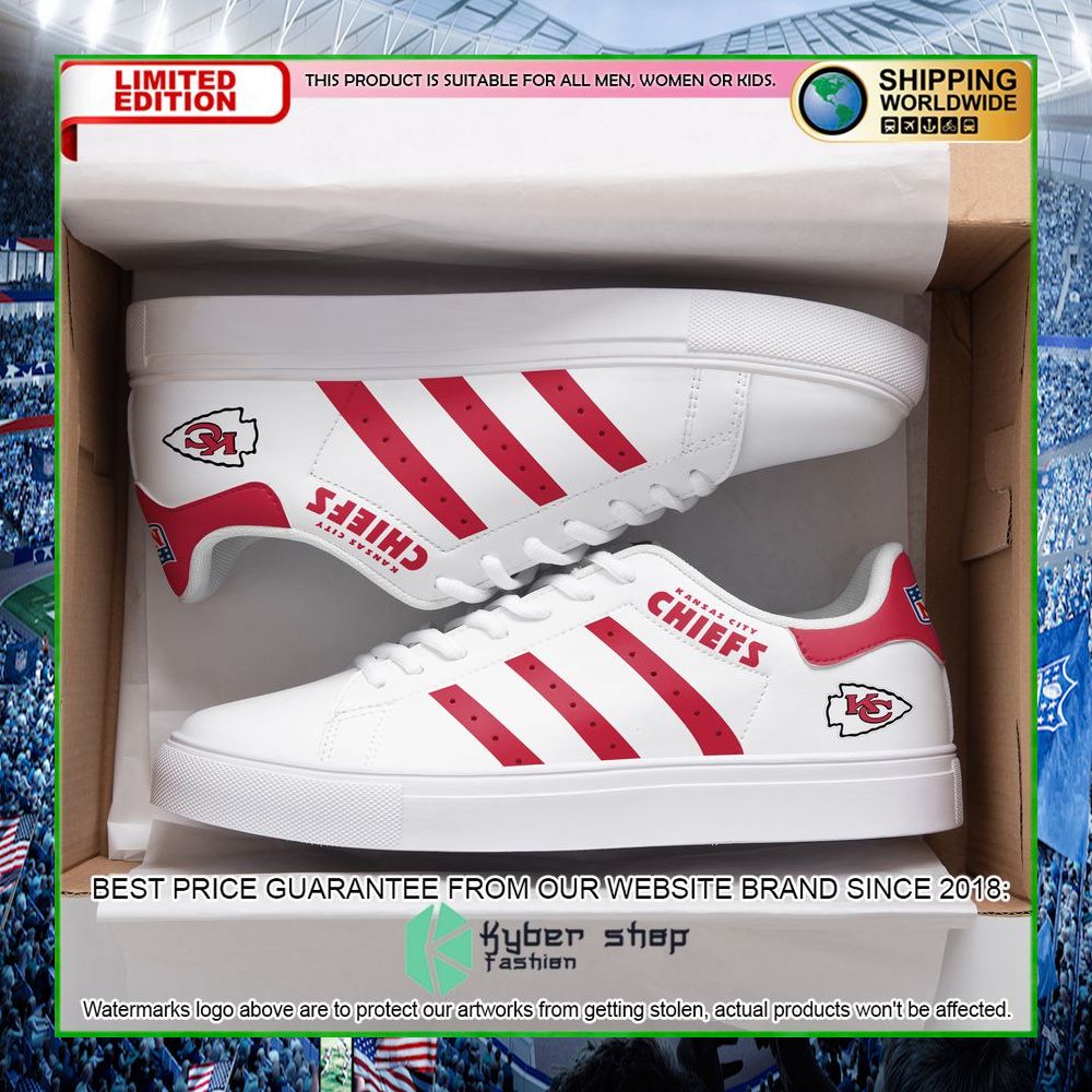 Kansas City Chiefs Stan Smith Low Top Shoes - LIMITED EDITION
