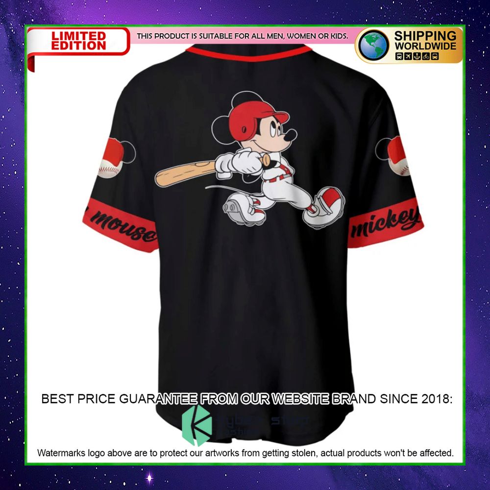mickey mouse personalized baseball jersey limited edition1jjdp