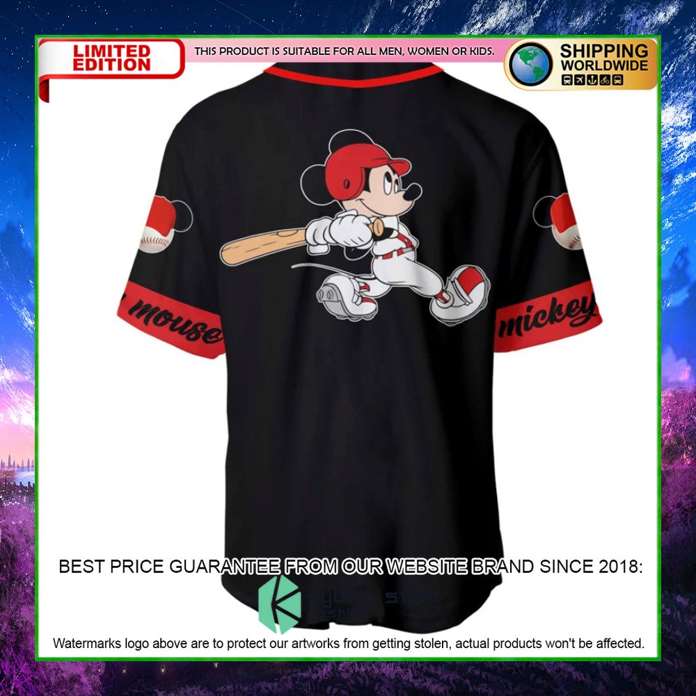 mickey mouse personalized baseball jersey limited editiondku4v