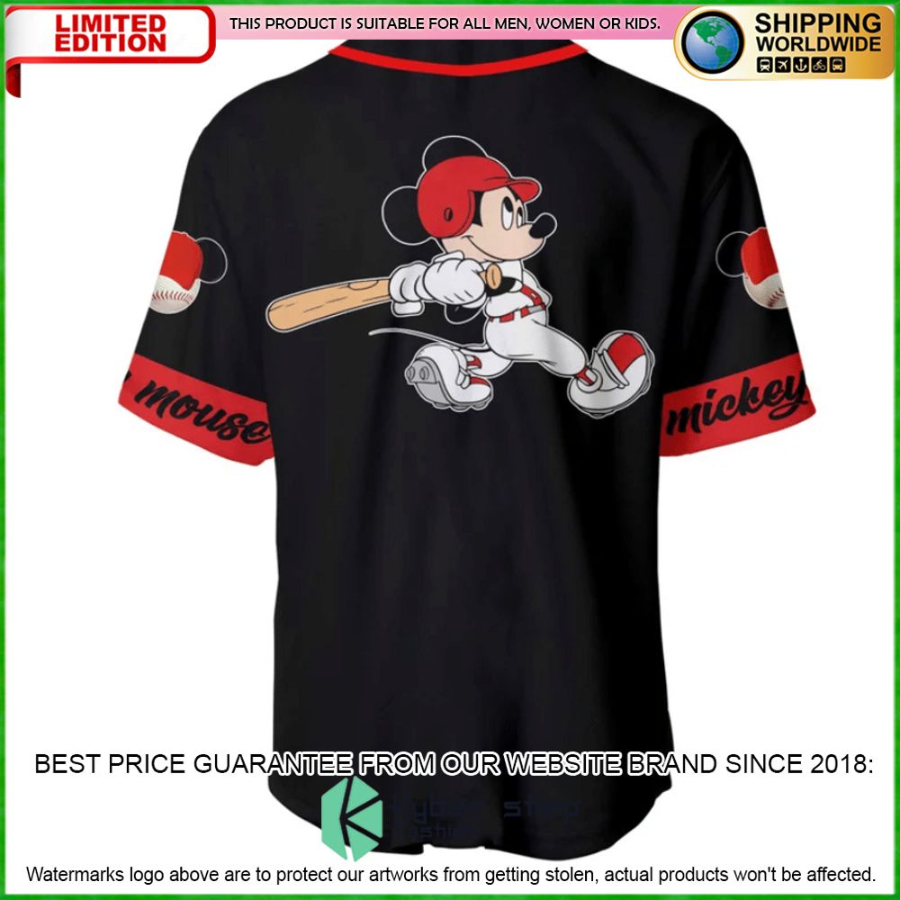 mickey mouse personalized baseball jersey limited editionpthft