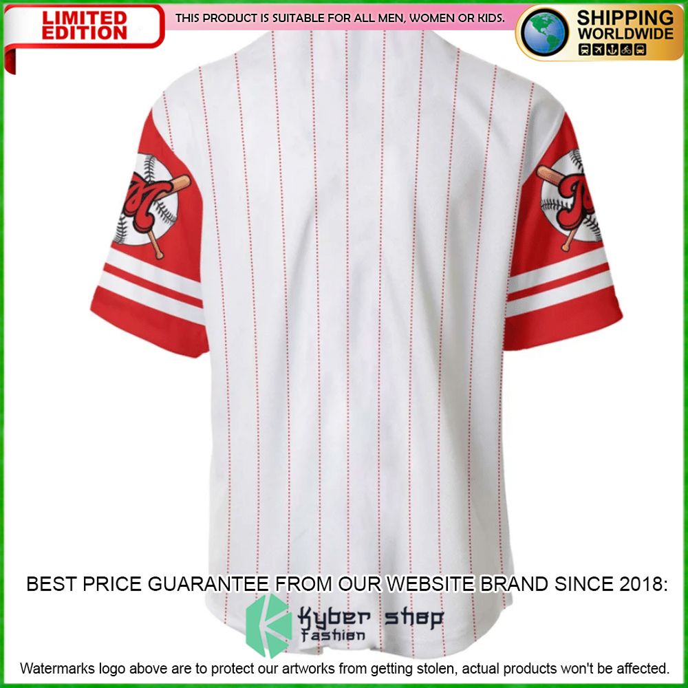 mickey mouse personalized white red baseball jersey limited editionlurc1