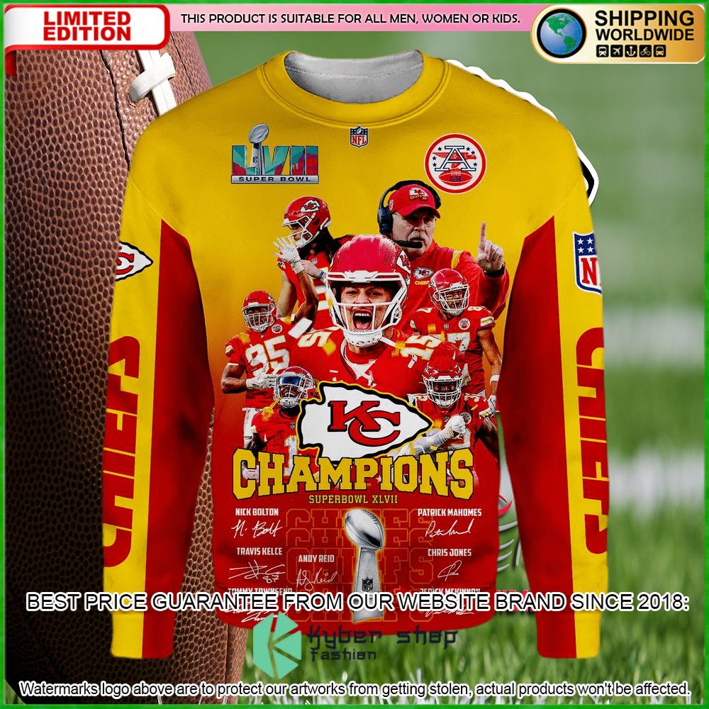 nfl kansas city chiefs super bowl champions personalized hoodie shirt5f1yn