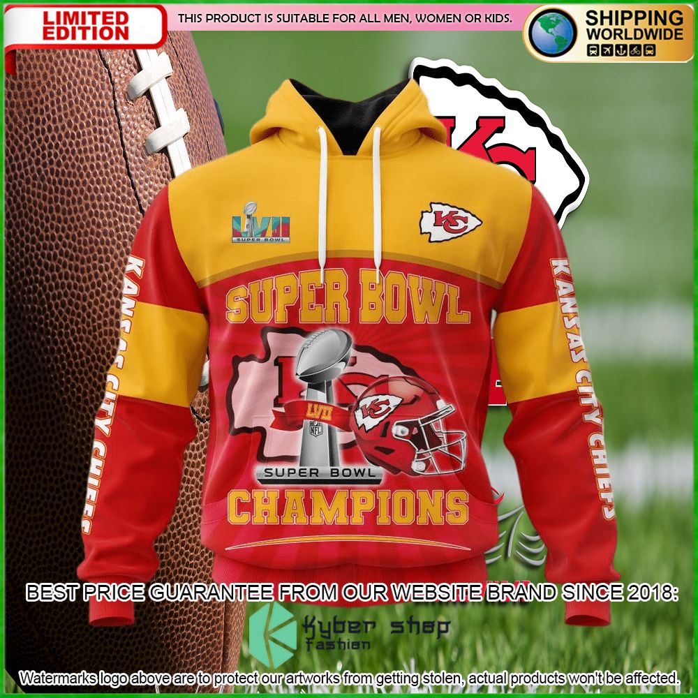 nfl kansas city chiefs super bowl lvii champions hoodie shirt12zcp