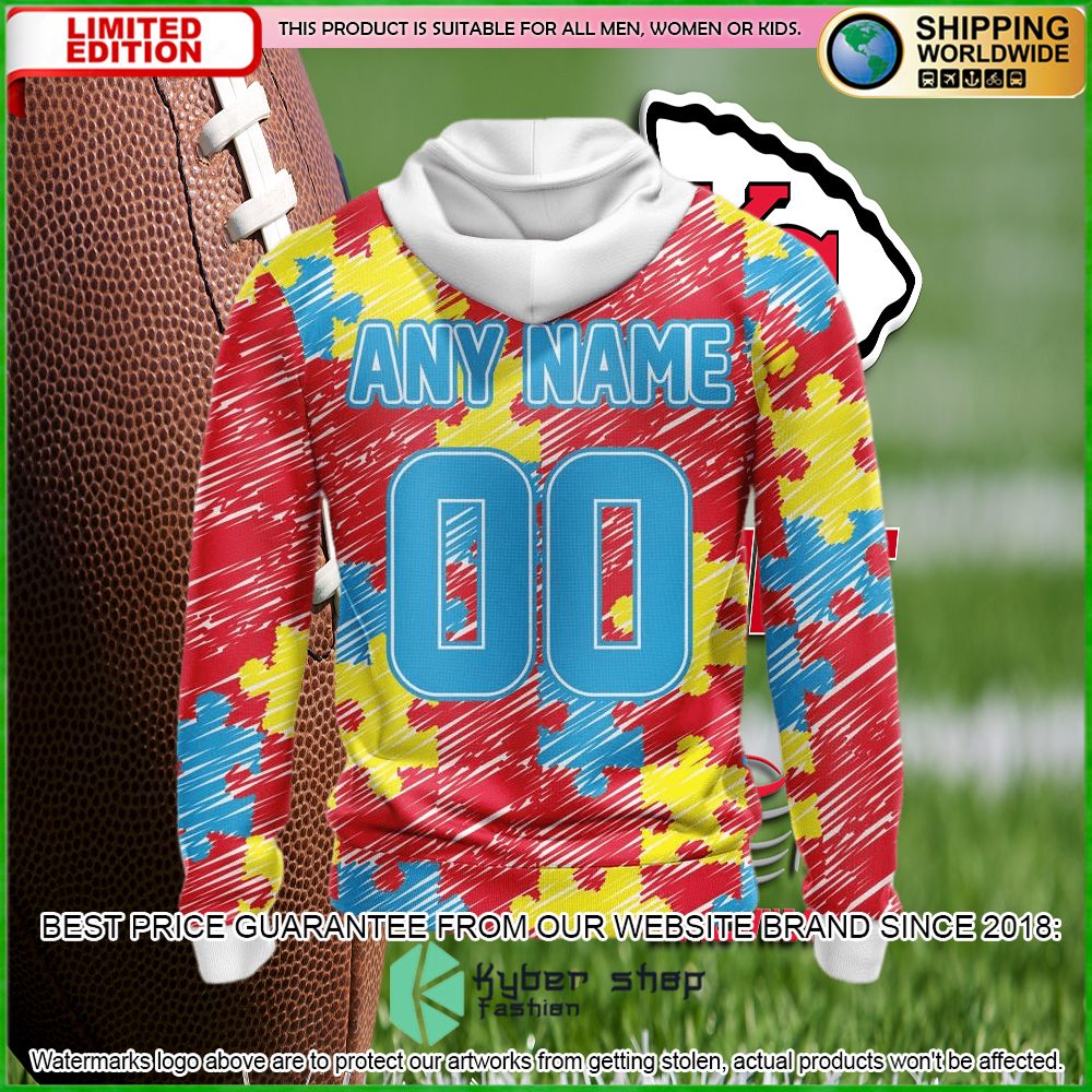 nfl kansas city chiefs team autism awareness personalized hoodie shirt2aiob