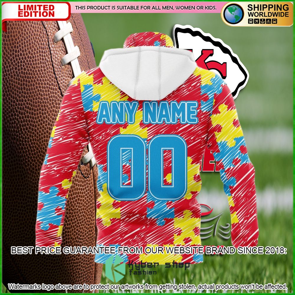 nfl kansas city chiefs team autism awareness personalized hoodie shirtq03pm