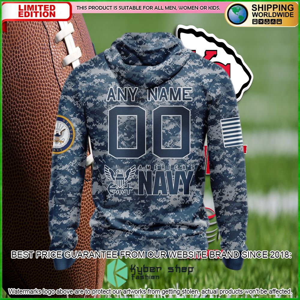 nfl kansas city chiefs team honor us navy veterans personalized hoodie shirtkkly6