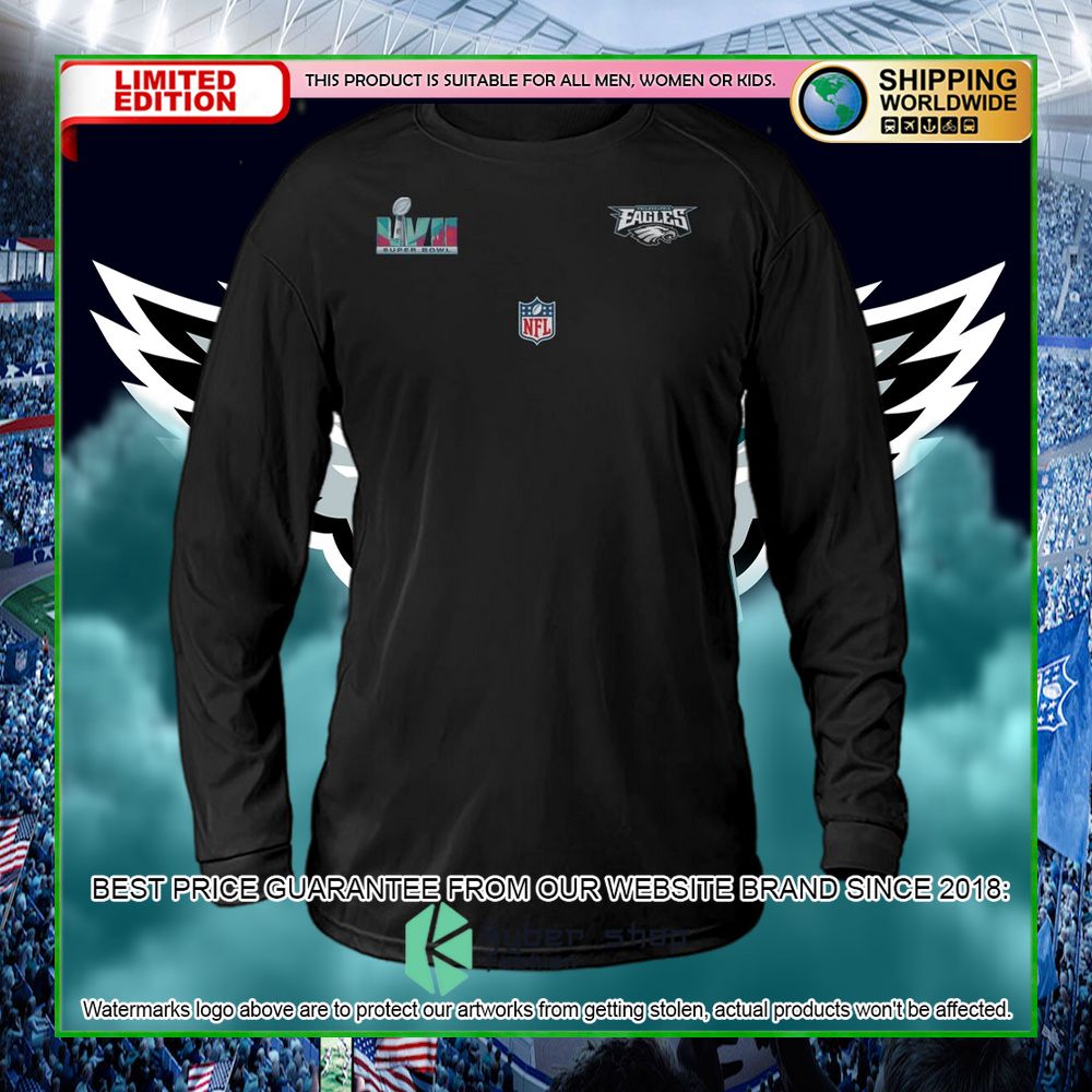 nfl philadelphia eagles super bowl lvii hoodie shirtme63e