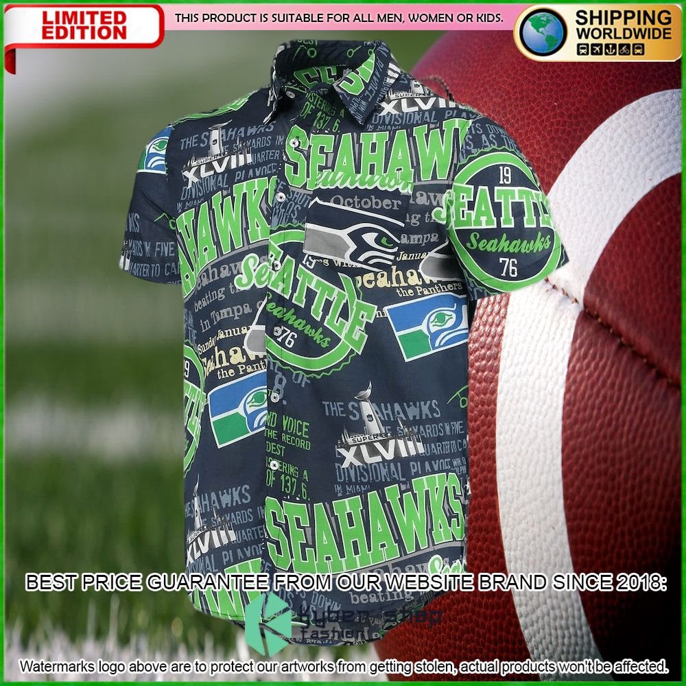 seattle seahawks college navy hawaiian shirt limited editionnprw6