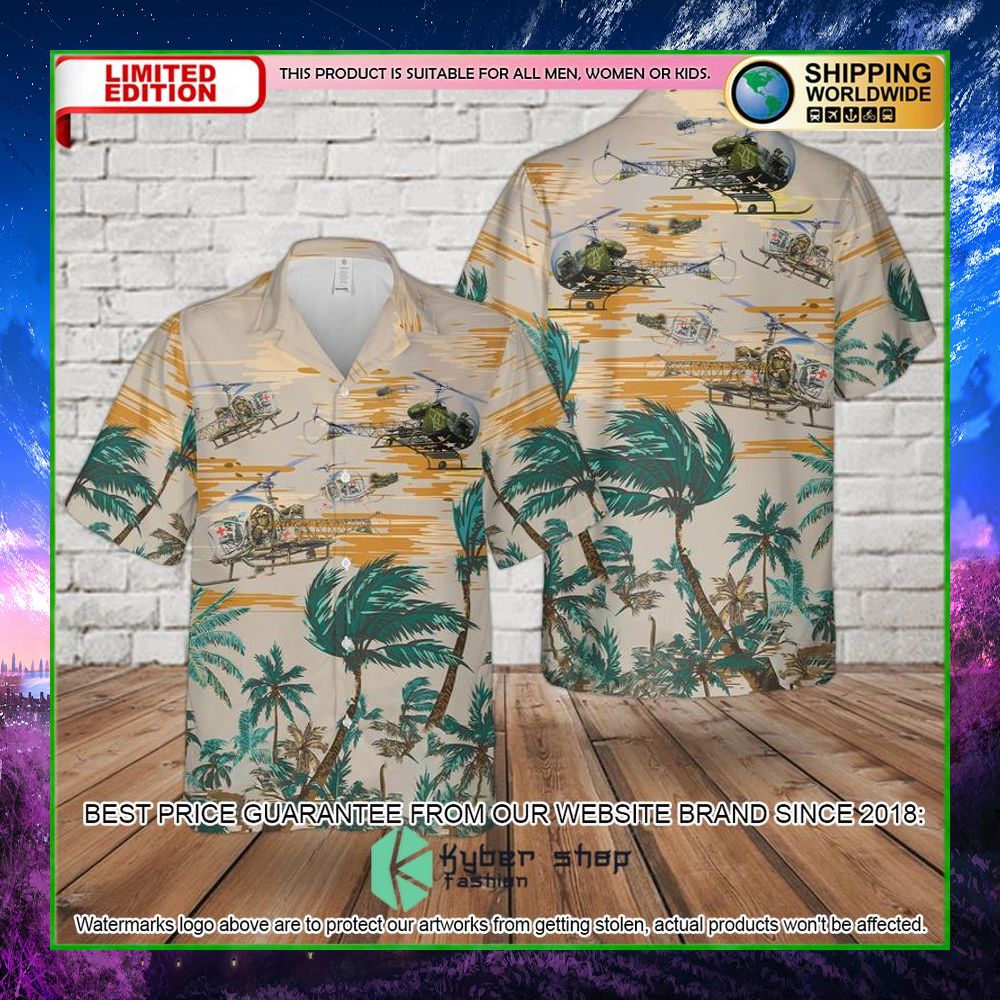 us army bell h13 sioux hawaiian shirt limited editionac7kz