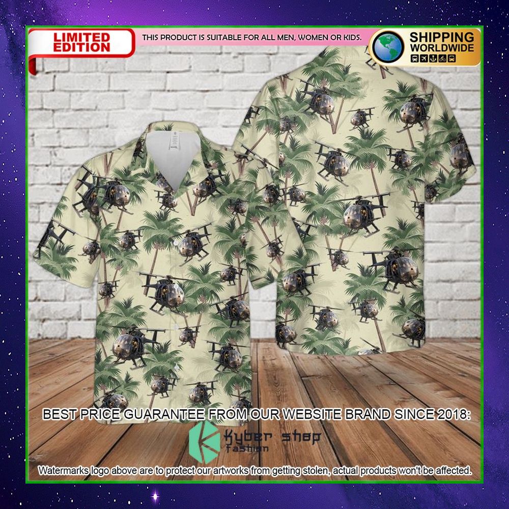 us army boeing mh6m little bird palm tree hawaiian shirt limited editionw19qb