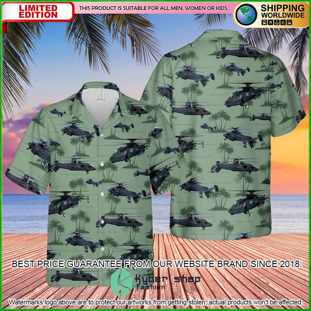 US Army Sikorsky S-97 Raider Hawaiian Shirt - LIMITED EDITION