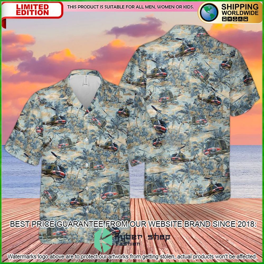 us army uh1 huey hawaiian shirt limited edition69yjl