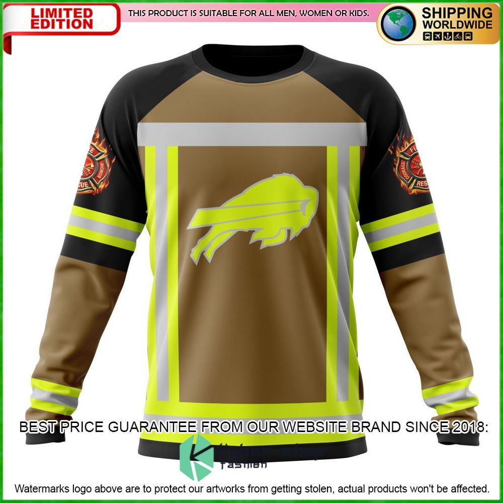 nfl buffalo bills firefighter personalized hoodie shirt limited edition ic7az