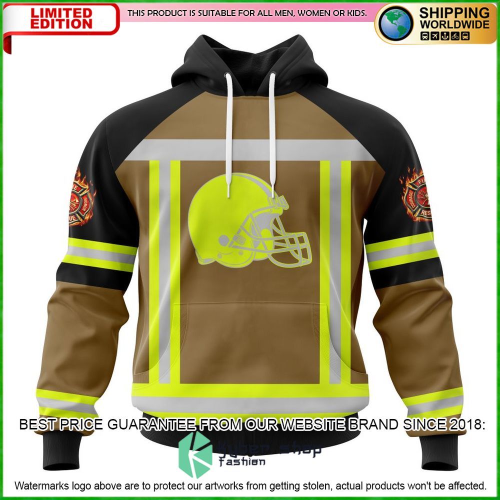 NFL Cleveland Browns Firefighter Personalized Hoodie, Shirt - LIMITED EDITION