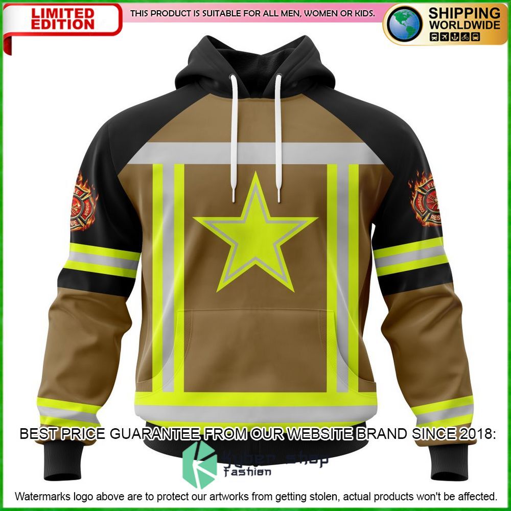 NFL Dallas Cowboys Firefighter Personalized Hoodie, Shirt - LIMITED EDITION