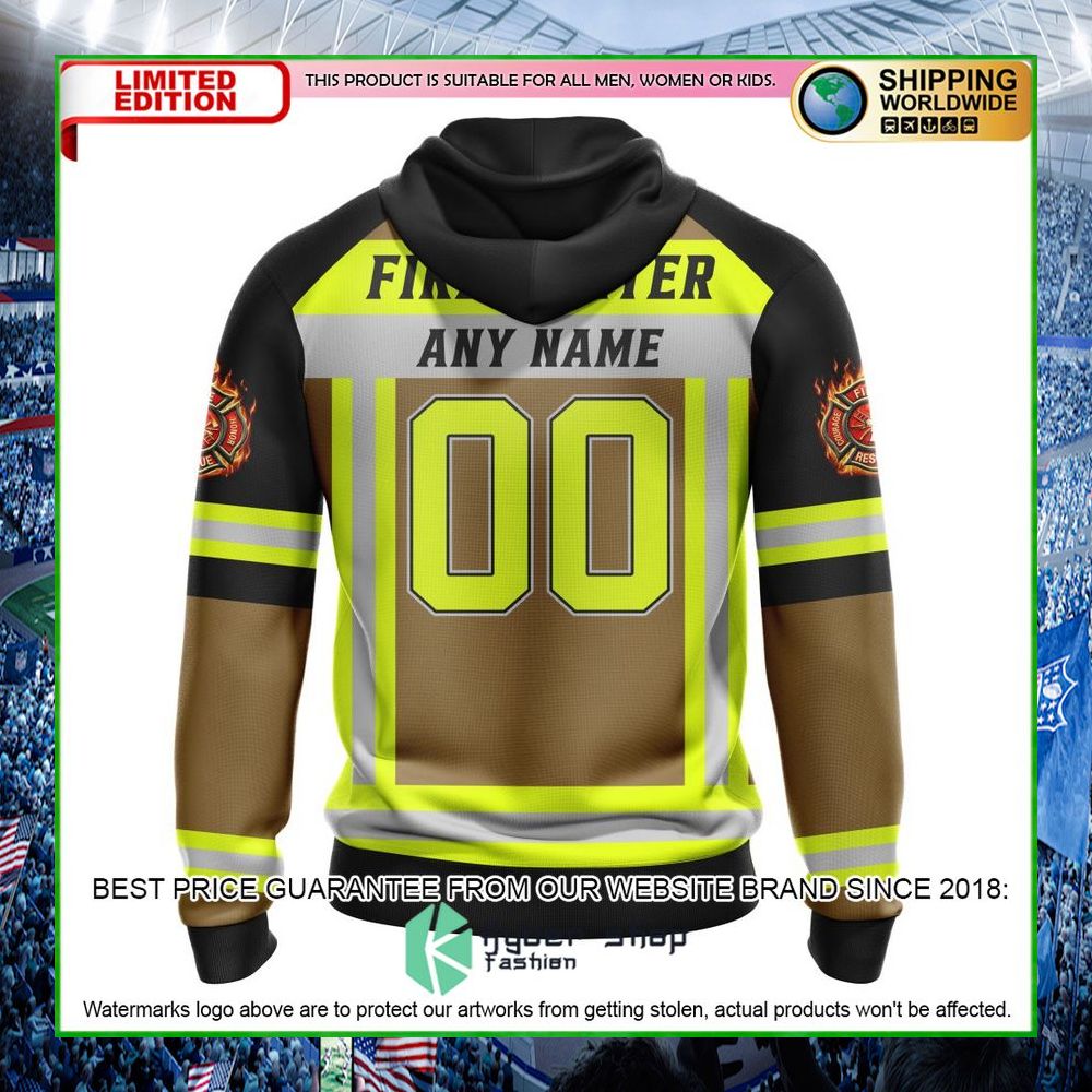 nfl kansas city chiefs firefighter personalized hoodie shirt limited edition fvevu