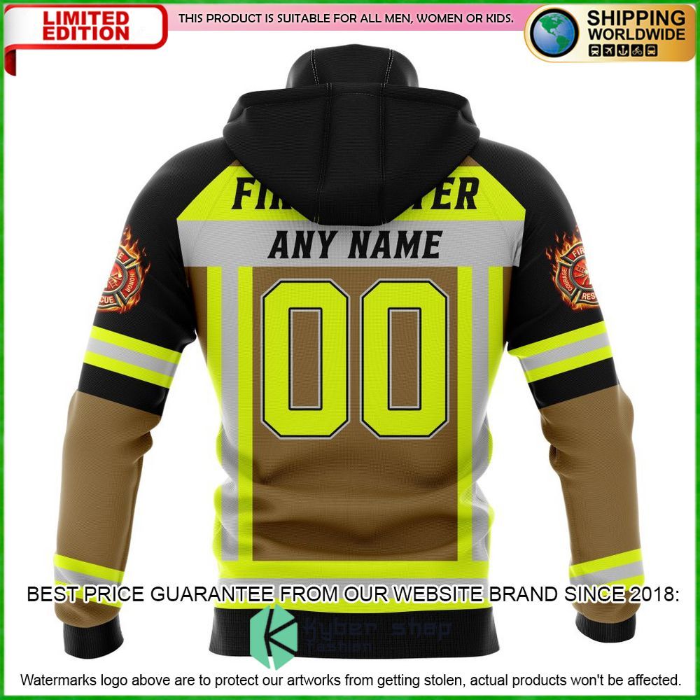 nfl kansas city chiefs firefighter personalized hoodie shirt limited edition ryrlb